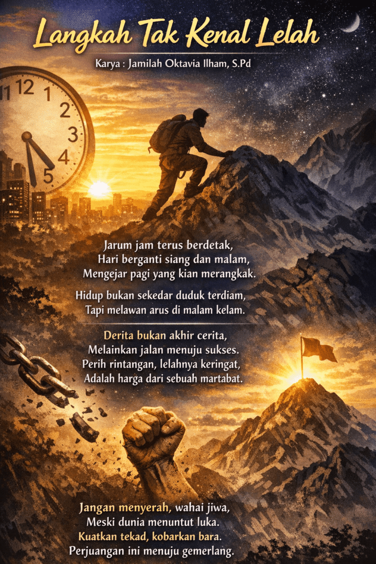 Langkah tanpa lelah menuju puncak (1)